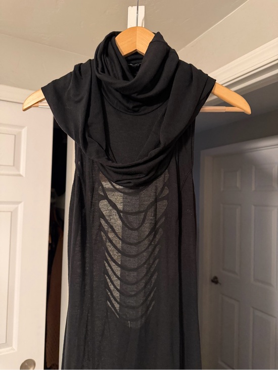 Dolls Kill Dresses & Skirts - Dolls Kill Black Maxi Dress with Draped Cowl Neck